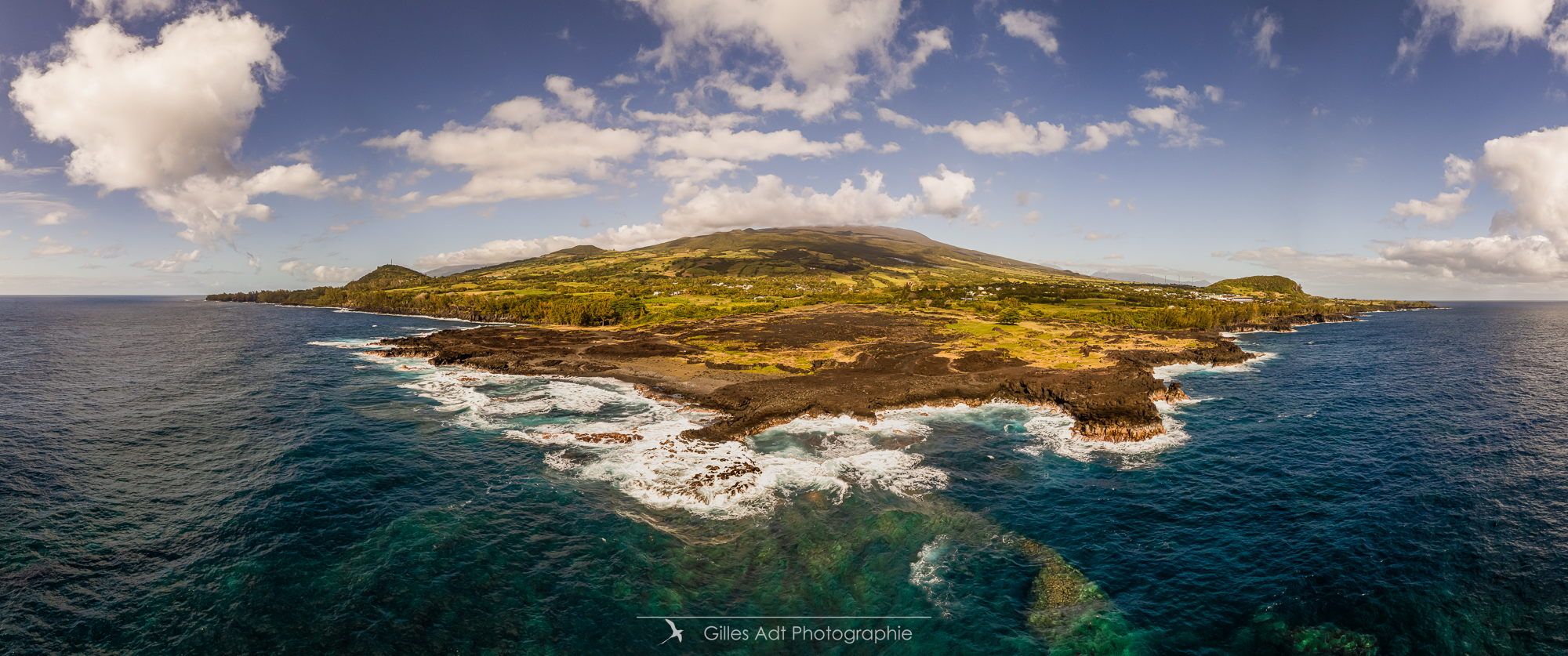 la coulée de l'éruption du 24 mars 1977 - Ile de la Réunion